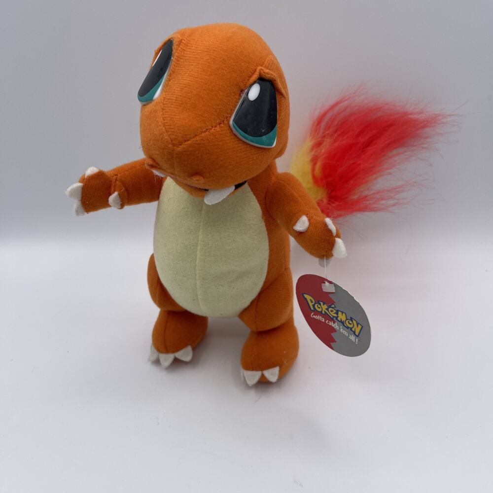 Vintage Pokemon‎ Charmander Plush 9.5’’ Nintendo Play By Play 1999